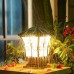 Pfostenlichter Säulenleuchtelampe Außenbereich Solar-Pfostenkappen-Leuchten For Den Außenbereich Wasserdicht LED-Zaundeck Oder Terrassen-Pfostenkappen-Dekorationslampe Ferngesteuerte Weiße Warme B - BAICCMJQ