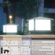 QJUZO Vintage Außenlampe Pfostenleuchte Aussen Grau Gartenlampe 12W LED Sockelleuchte Außen Rustikale Außenleuchte Garten Standleuchte Klassisch Retro Gartenlaterne Wegeleuchte aus Aluguss - BIDOGNA2