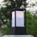 SixYi Moderne minimalistische IP65 wasserdichte Gartensäulenleuchte für den Außenbereich Moderne einfache Schwarze Metallaluminiumacryllaternen-Pfostenlicht-Eingangshof-Park-dekorative Säulen-Lampe - BYDFOJDJ