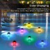 Laiashley Solar schwimmendes Teichlicht Wasserdicht Pool Beleuchtungen Gartenlicht Pool LED Beleuchtung Teichdekoration für den Außenbereich für Garten Hof Schwimmbad - BJEWHHEK