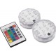 McShine LED RGB Unterwasserleuchte Poolleuchte | Schutzart IP68 wasserdicht Fernbedienung 2er-Set - BOJEY9EN
