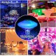 Sinvitron Poolbeleuchtung Unterwasser Led Badewannen licht Wasserdicht RGB-Poollichter mit 7 modi für Garten Springbrunnen Badewanne Disco-Partylichter - BLEUJ9B4