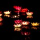 Uonlytech LED Schwimmlicht Lotus Flower Wishing Teich Licht Lotus Pool Licht für Schwimmbad Teich 6 Stück - BCSLZ67Q