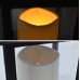 2X LED Laterne mit Kerze Windlicht Flammeneffekt Beleuchtung Outdoor geeignet Timerfunktion Batteriebetrieben Höhe 27cm schwarz - BUFKYKMJ