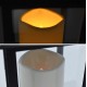 2X LED Laterne mit Kerze Windlicht Flammeneffekt Beleuchtung Outdoor geeignet Timerfunktion Batteriebetrieben Höhe 27cm schwarz - BUFKYKMJ