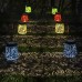 4 Stück Solarlaterne für außen ANTING Garten Hängende Laterne Dekorative Solarlampe Wasserdicht LED Retro Solarleuchten Metall Dekolampe für Weihnachten Draussen Tabelle Terrasse Veranda Weg Patio - BQJWWWBB