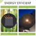 Feegow Ersatz-Solarleuchte für Außenlaternen LED-Solar-Ersatzteil für Außenlaternen Gartenlaterne Solarlampe - BKUZN8QW