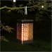 Solar-Außenlaterne Retro Solar Simulation Flammenlicht Outdoor Wasserdichte LED Hängelampe Garten Dekorative Landschaftslampe - BOUWNVMD