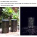 Solarprojektionslampe Led-Hohllaternen Schmiedeeiserne Hängelaternen für Gartenornamente Metall-Solarleuchten für den Außenbereich zur Dekoration Garten Garten-Außenlaternen - BIXFE3D1