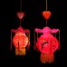 Washranp Rote Laternen Hängeleuchte Außenlaterne Widerstand Kunststoff Chinesische Traditionelle Laterne Licht für Festliche S A - BRMEKW6K