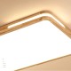LED-Deckenleuchte aus Holz quadratisch hohl solide naturweiß warmweiß einstellbare Farbtemperatur Deckenleuchten Protokollbeleuchtung für Büro Küche Schlafzimmer Badezimmer Wohnzimmer - BCMQG5VM