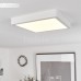 LED Deckenleuchte Finsrud dimmbare Deckenlampe aus Metall Kunststoff in Weiß 18 Watt 2100-2250 Lumen 2700-6500 Kelvin dimmbar über Smart App IP 44 auch für das Badezimmer geeignet - BGDZA72M