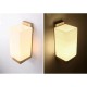 JISHUBO Hardware-Gummiholz-Wandlampe im japanischen Stil Lampenschirm aus weißem Glas Balkon-Schlafzimmer-Studienwand-Wandleuchten Wandleuchten Wandleuchte mit E27-Schraube - BIGTQ63M
