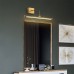 LIFOND Spiegelleuchte Nordische Vollkupfer-Waschtischleuchte Badezimmer-Wandspiegel-Frontleuchte Retro-postmoderne Wandleuchte Badezimmer-kreative Make-up-Leuchte Nachttisch-Wandleuchte 40 cm - BYKKW812