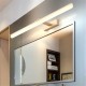 LIFOND Spiegelleuchte Spiegelschrank goldene Badezimmerspiegel-Frontleuchte Schlafzimmer Kosmetische Beleuchtung Nachttisch-Wandleuchte Gold kühles Weiß - BLBSA2HV