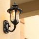 Razzum Außenwandleuchte Hoflampe zum Betreten des Hauses wasserdichte Sonnentischlampe Outdoor-Villa-Gartenlampe im europäischen Stil im Korridor - BIBBQ129