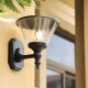 Razzum Einfache Außenlampe Hoflichter wasserdichte Moderne Villa-Balkon-Wandleuchte im Freien LED-Highlight-Tischlampe für die Außenwand - BYAFYBK2