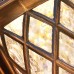 Razzum wasserdichte Solar-Außenwandleuchte Europäische Balkon-Außenwandleuchte Outdoor Retro Villa Gartentor Hoflampe - BLEHIBKA