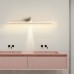 Spiegelleuchte LED-Wandleuchte Badezimmer-Eitelkeitsleuchte Aluminium-Spiegelfrontleuchte Wandbeleuchtung Spiegelleuchte verstellbarer Winkel Spiegel Badezimmerleuchten weißes 100-cm-Trico - BYDSHNDA