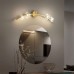 Spiegelleuchte Nordic Light Luxus-Spiegelfrontleuchte Badezimmerspiegelschrankleuchte Kreatives Zuhause Vollkupfer Modern Minimalistisch Badezimmereitelkeit LED Wandleuchte Nachttischlampe Gold - BALETV5N