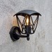Wandleuchten aus Metall im europäischen Stil Lampenschirm aus kreativem Glas wasserdichte Wandleuchte für den Außenbereich Wandleuchten Wandleuchten mit E27-Schraube Wandlaterne für die Gartenvil - BXTSF2W6