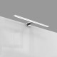 B.K.Licht – Badezimmerlampe,Spiegellampe – 60 cm spritzwassergeschützt Farbe Chrom einfache Installation - BMURJW3D
