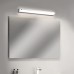 Kimjo LED Spiegelleuchte Badezimmer 42CM 9W Spiegellampe Spritzwassergeschützt Neutralweiß 4000K 600LM für Badzimmer Wandleuchte Badleuchte Badspiegel Lampe Edelstahl Acryl Spiegel Schminklicht - BVABSN81