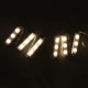 LED-Schminkspiegel-Beleuchtungs-Kit Schminklicht Im Hollywood-Stil Leicht Einstellbare Helligkeit USB-Plug-in DIY-Spiegelstreifen-Glühbirne für Tisch- und Badezimmerspiegel Spiegel6 Saiten - BPNEHM67