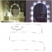 Led Spiegelleuchte DIY Hollywood Style Make-up Lichter Coole weiße Lichtfarbe Dimmbarer Lichtgürtel USB-Spiegel Lichtgürtel für Make-up Kosmetikspiegel & Badezimmerspiegel - BCMSOW5W