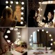 Led Spiegelleuchte,Hollywood Stil 10 Dimmbar Schminklicht Spiegellampe,3 Farbmodi 10 Helligkeiten Schminkleuchte,Schminktisch Leuchte,Make Up Licht für Kosmetikspiegel Schminktisch Badzimmer Spiegel - BUXUVK56