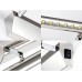 LEORX 7W LED Bildbeleuchtung Wandleuchten Badlampe Edelstahl 85V-265V mit Schalter Warmweiß - BGBUTMH6