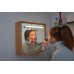 Auraglow Kabelloser Badezimmerspiegel Touch-Lichtleiste mit Saugnapf dimmbar LED-Lampe für beleuchteten Schminktisch Make-up und Fellpflege Warmweiß - BECXM16K