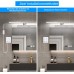 ERWEY LED Spiegelleuchte mit Schalter 10W 6000K Kaltweiß Spiegelschrank Bad mit Beleuchtung Spiegellampen Schminklicht für das Bad IP44 Wasserdicht,Produktlänge:40CM - BRBIIAN4