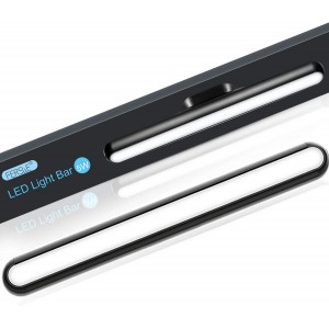 FERSWE 5W Batteriebetriebene Licht Dimmbar Touch-Steuerung Wiederaufladbar mit Magnet für Schminkspiegel Schreibtisch Lesen Schrank Spiegellampe - BBGOS541