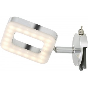 LED Spiegelleuchte Badlampe 1 x 4,5 W chrom schwenkbar - BZOSY7MK