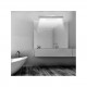 Ourleeme Moderne Wandleuchte aus Edelstahl 3 W Badezimmerspiegel beleuchtet 5050SMD LED Wandleuchte 25 cm Länge Cool Weiß mit Schalter für Schminkspiegel Badezimmer Schlafzimmer - BISSYKN4