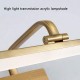 Waqihreu Retro-Badezimmerspiegel-Frontleuchte Bronze-LED-Spiegelleuchten mit drehbarem 180 ° -Lampenkopf 3000 K Vintage-Metall-Spiegelschrankleuchten für Hotelrestaurant-Bildlicht-Badspiegellampe - BRDILV32