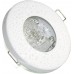 Bad Einbaustrahler IP65 Weiss-Matt für LED und Halogen Leuchtmittel 230Volt GU10 Fassung inklusive Wasserdicht | Sauna Badezimmer Dusche Keller Vordach uvm - BIBQHKED