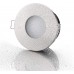 lambado® LED Spots Flach für Badezimmer IP65 in Edelstahl gebürstet Moderne Deckenstrahler Einbaustrahler für Außen inkl. 230V 5W Strahler warmweiß dimmbar Hell & Sparsam - BAXRPAAB