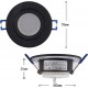 LED Spots Lampe Leuchte dimmbar Keramik Flach 230V 5W Warmweiß IP44 Schwarz Set 5er Pack - BFCLX5HV