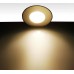 Trango 3er Set 6729IP65-031MO IP65 LED Einbaustrahler in Anthrazit matt inkl. 3x 5 Watt 3000K warmweiß Ultra Flach LED Modul für Bad Einbauspots Dusche Deckenstrahler Deckenlampe Badleuchte - BXJJND6A