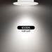 Yolovi LED Einbauspots Ultra flach 230V 6500K 5W IP44 KaltesWeiß 6er Set Deckenstrahler für Wohnzimmer Badezimmer - BFIWIW16
