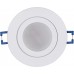 YSLS 5x LED Einbaustrahler rund weiß 5W warmweiß flach 230V – Einbauleuchte IP44 auch für Bad Außenbereich – Bohrloch Ø60mm Badezimmer Decken-Spot Badeinbaustrahler - BQLZI118