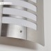 Außenwandleuchte Maleny Außenleuchte aus Metall Kunststoff in gebürstetem Edelstahl Weiß moderne Wandlampe für Terrasse Eingangsbereich 1 x E27 max. 40 Watt IP44 - BVNYTA4J