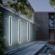 HMAKGG LED Wandleuchte Aussen Dimmbar IP65 Wasserdicht Wandlampe mit Fernbedienung Außenwandleuchte für Garten Villa terrasse Schlafzimmer,82w 150cm - BWSSZ4D7