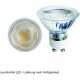 Hochwertige LED-Edelstahl-Außen-Wand-Leuchte"Bornholm" mit Sensor Up- down-Light inkl. GU10 LEDs 2x 7 Watt H: 21,5cm IP44 Balkon-Lampe-Strahler-Spot - BHRRX2N6