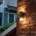 LASIDE LED Aussenleuchte Aussenlampe Wand 2x Spot Verstellbar Anthrazit 700LM Aluminium Außenlampe Außenleuchte IP54 Spritzwassergeschützt Wandlampe Wandleuchte Lampe Aussen Außen Leuchte für Balkon - BHXZHBKN