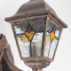 Licht-Erlebnisse Außenleuchte mit Bewegungsmelder Kupfer Antik H:37,5cm E27 Sensor Beleuchtung Haus Wand Balkon Terrasse - BVGSSJ8A