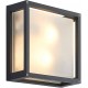 Lucande Glas Wandlampe aussen Wandleuchte außen spritzwassergeschützt IP54 2x E27 max. 20W ohne Leuchtmittel Außenleuchte Aussenwandleuchte - BPSBAQAJ