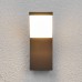 Lucande LED Wandleuchte außen 'Timm' spritzwassergeschützt Modern in Schwarz aus Aluminium 1 flammig inkl. Leuchtmittel LED-Außenwandleuchten Wandlampe Led Außenlampe Outdoor Wandlampe für - BQUFRVNM